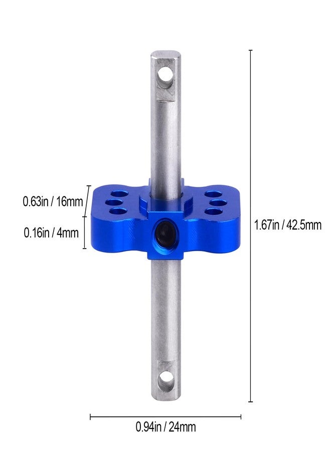 Hobbyfire Aluminum Differential Locker Spool Diff Case Parts for 1/10 Traxxas Slash 2WD Rustler Stampede VXL Bandit Cars Trucks (Navy Blue) - Image 2